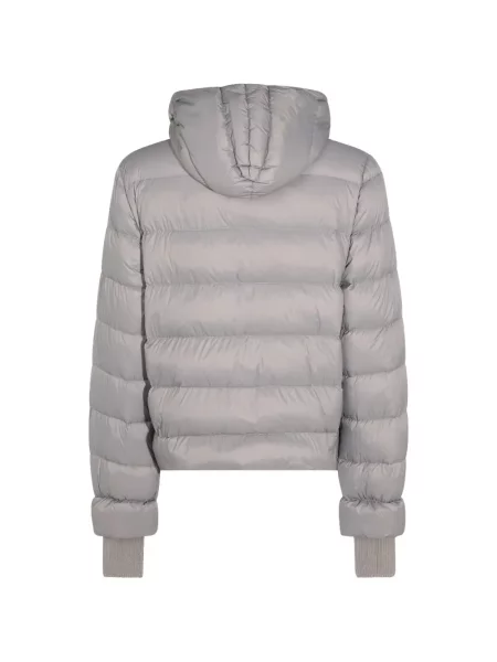 Geacă Rick Owens cu glugă gri