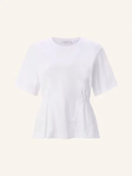 Rich & Royal Koszulka Z Mieszanki Materiałów weiss biała