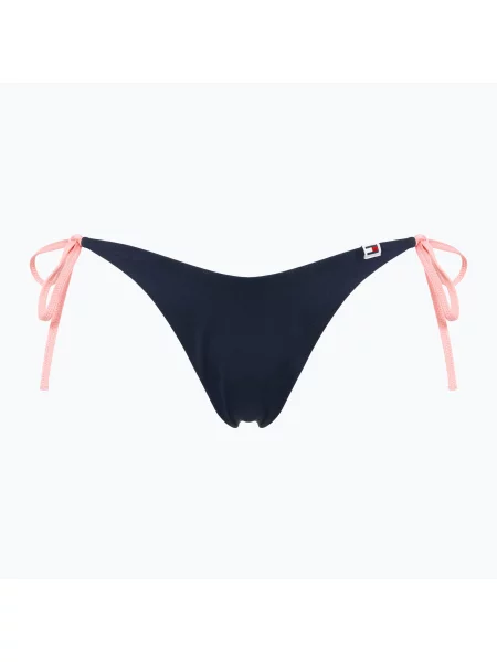 Долнище на бански костюм Tommy Jeans String Side Tie dark night navy синьо