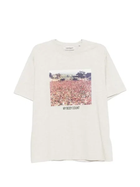 Tricou Carne Bollente cu imagine gri