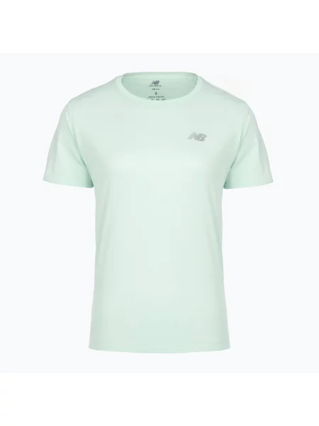 Női póló New Balance Athletics cosmic jade heather. Méret: S zöld