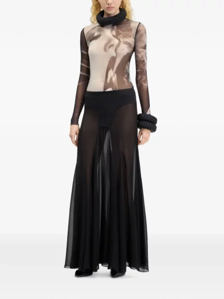 Fustă Jean Paul Gaultier negru