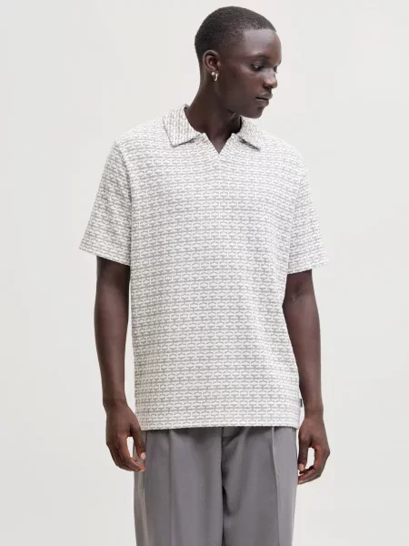 JACK & JONES Tričko JPRBLAELI sivá / prírodná biela