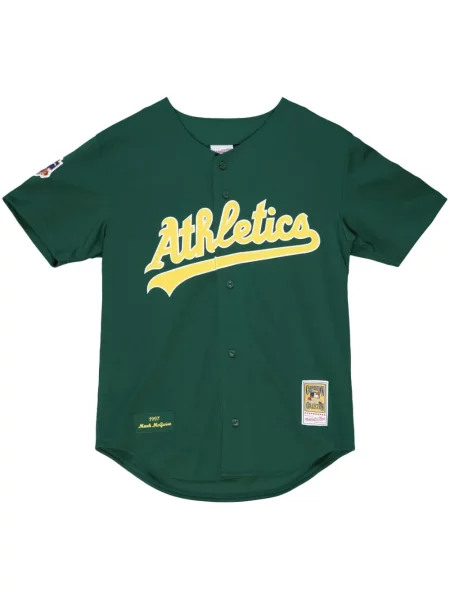 Tricou Mitchell & Ness din jerseu verde