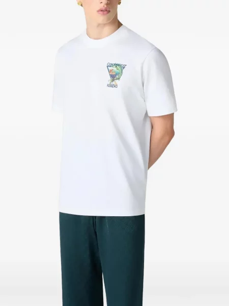 Tricou Casablanca cu imagine alb
