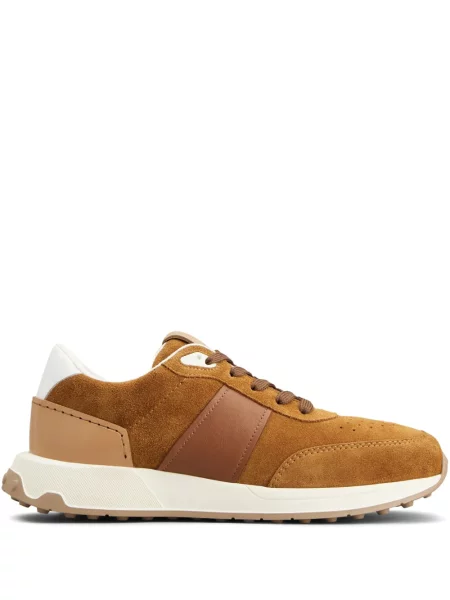 Sneakerși Tod's din piele de căprioară maro