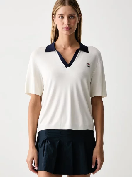 Tricou polo Fila bej