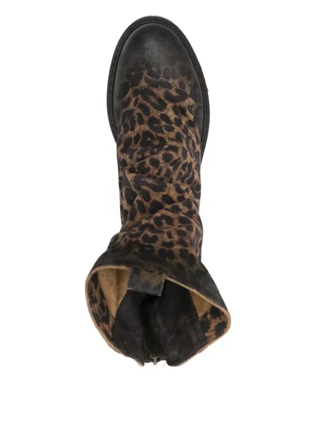 Botine Metisse cu imagine cu model leopard maro