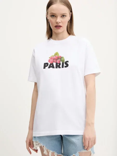 Tričko Abercrombie & Fitch bílá