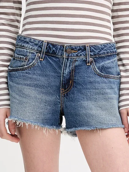 Kratke hlače Levi's LOW LOOSE modra