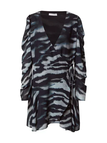 Freebird Obleka siva črna