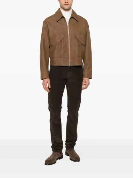 Pantaloni Jacob Cohën de catifea cord maro