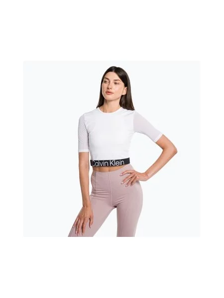 Футболка Calvin Klein Knit bright white біла