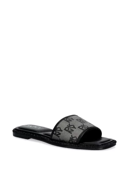 Papuci Dkny cu autograf gri