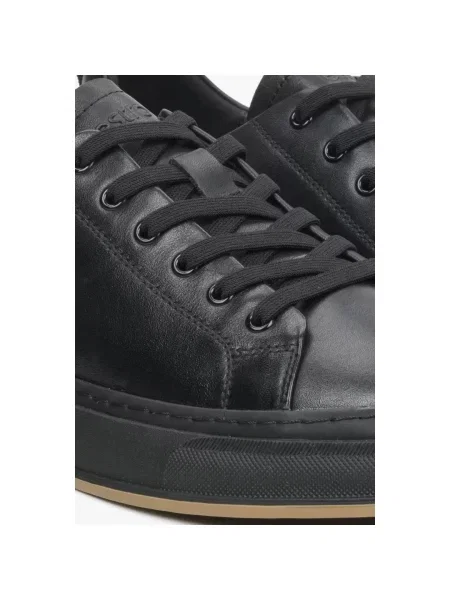 Кеди шкіряні Estro чорні