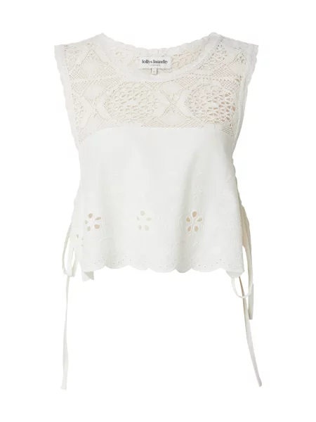 Lollys Laundry Top Portobello murdar alb