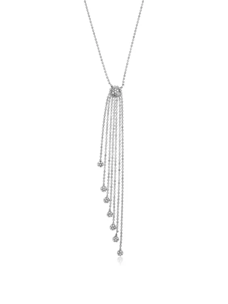 Colier Alessandra Rich de cristal argintiu