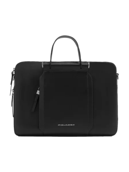 Torebka Piquadro skórzana czarna