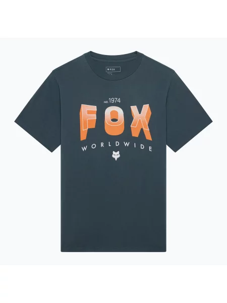 Tricou pentru bărbați Fox Racing Block Original deep cobalt