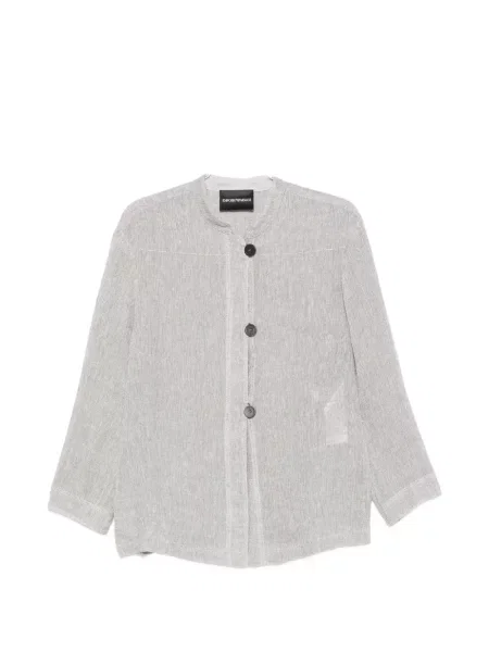 Geacă Emporio Armani gri