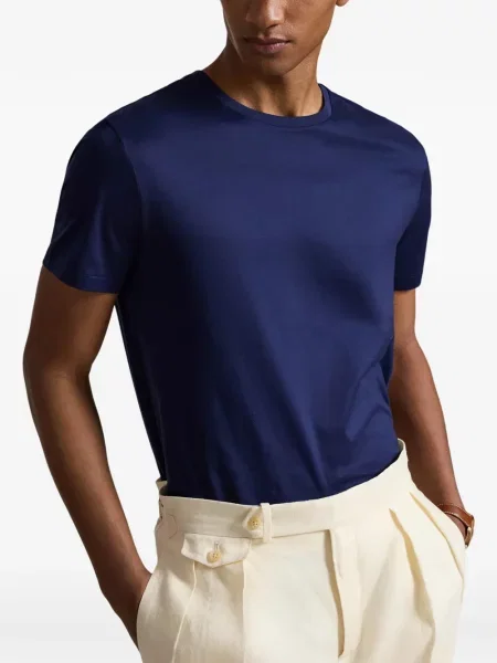 Șosete Polo Ralph Lauren cu model herringbone cu broderie plasă albastru