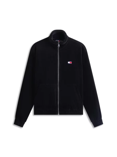 Tommy Jeans Geacă de primăvară-toamnă negru