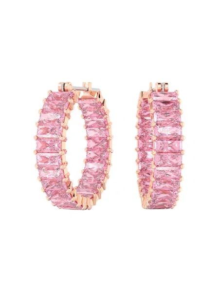 Swarovski Uhani / rosé zlata