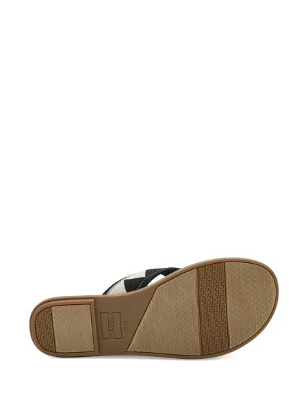 Sandale Toms cu imprimeu geometric negru