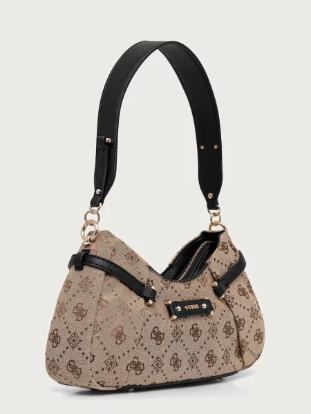 Geanta hobo Guess bej