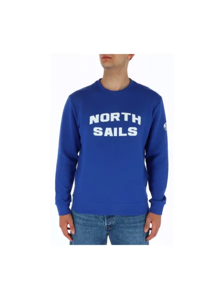 Bluza North Sails żakardowa klasyczna niebieska