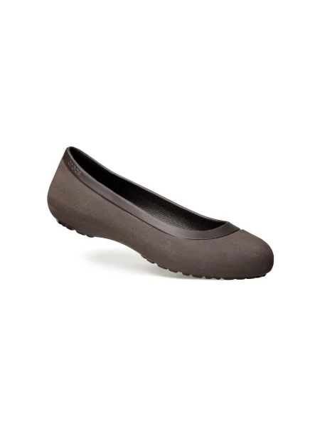 Pantofi Crocs fără toc cu model leopard maro