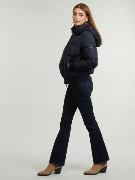 Geacă cu puf Armani Exchange albastru