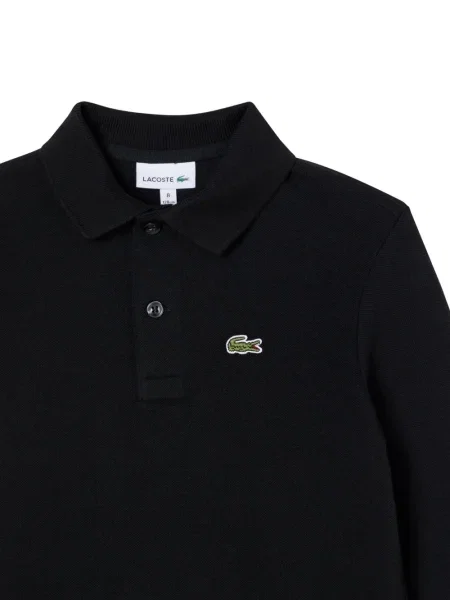 Koszulka polo dziecięca Lacoste czarna