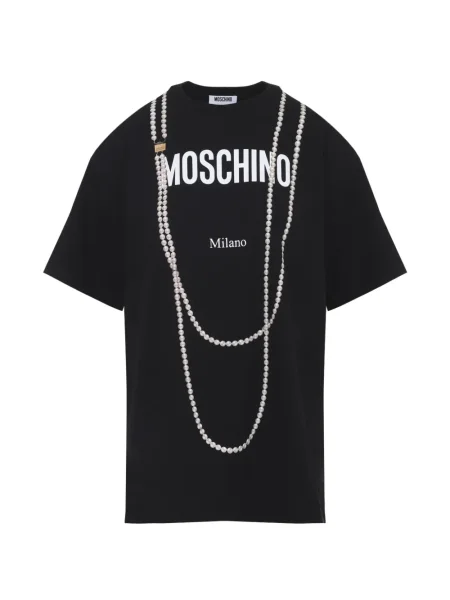 Tricou Moschino cu imagine negru