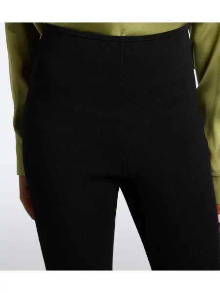 Leggings Balmain tricotate negru