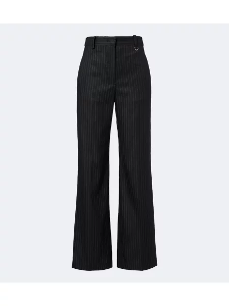 Pantaloni Isabel Marant de lână negru