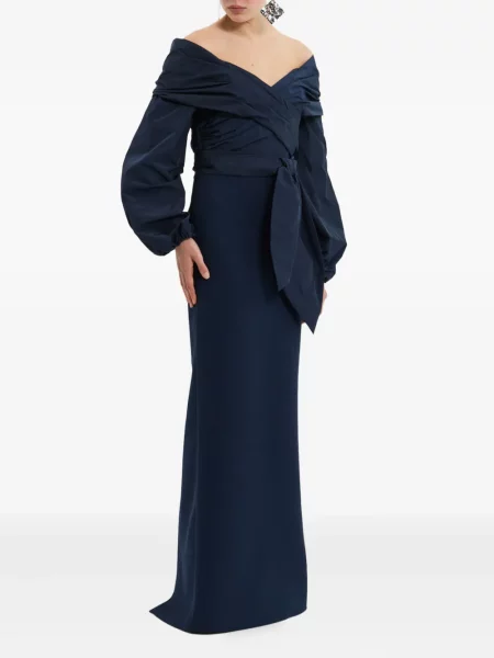 Rochie Rebecca Vallance cu funde albastru