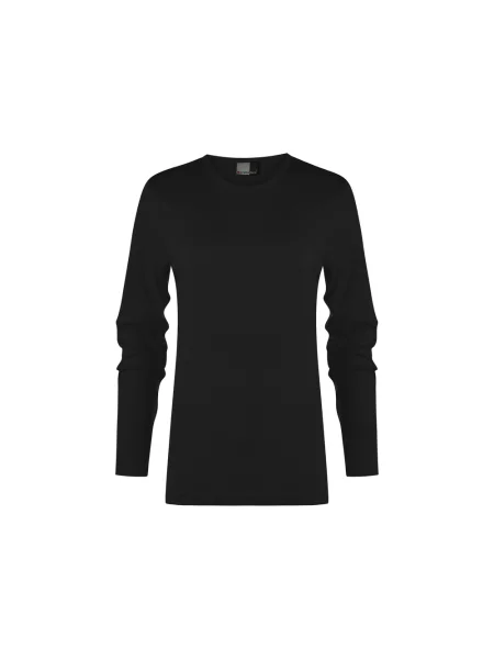 Tricou mânecă lungă Promodoro cu mâneci lungi lung negru