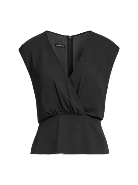 Bluzka Emporio Armani czarna