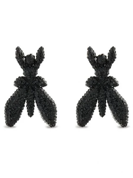 Обеци Patrizia Pepe черно