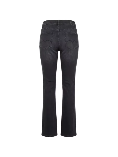 Blugi 7 For All Mankind cu autograf gri