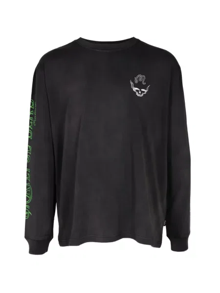 Golf lung tricou Malbon Golf negru