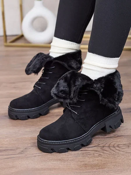 Боти Resti с връзки с дантела черно