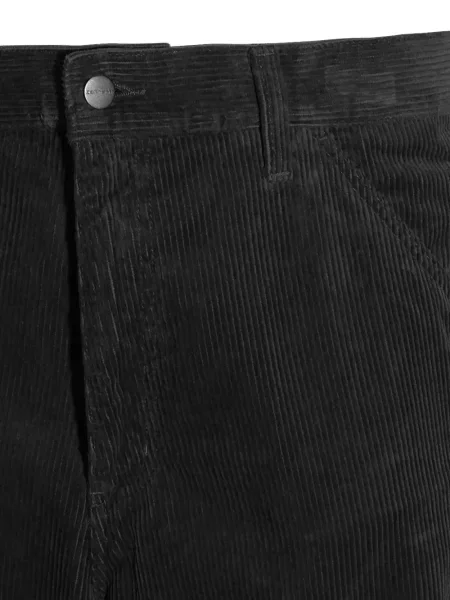 Παντελόνι Carhartt Wip κοτλέ μαύρο