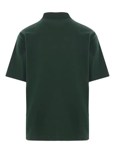 Polo Burberry cu broderie verde