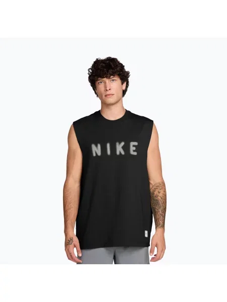 Tricou pentru bărbați Nike Athletic Club Dri-Fit black/black negru