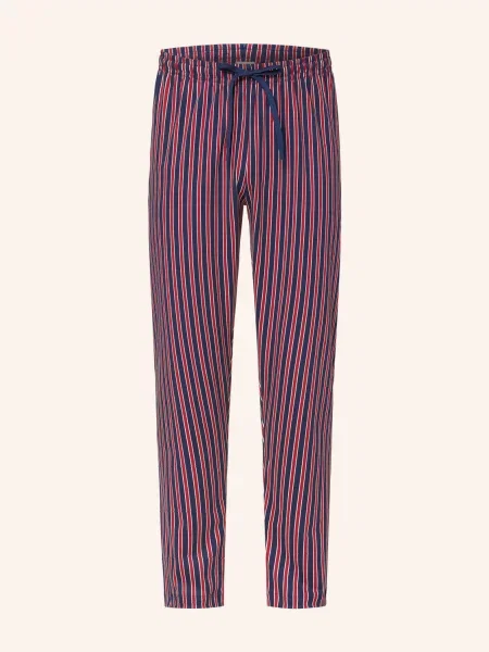 Mey Spodnie Od Piżamy Z Serii Graphic Stripes rot białe