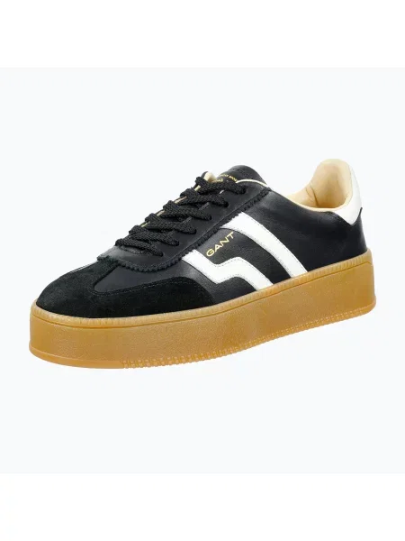 Încălțăminte pentru femei GANT Cuzmani black/off white alb