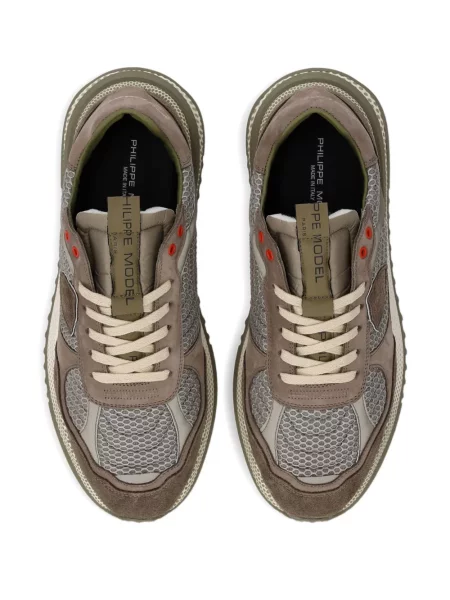 Мрежести бягане маратонки Philippe Model Paris кафяво