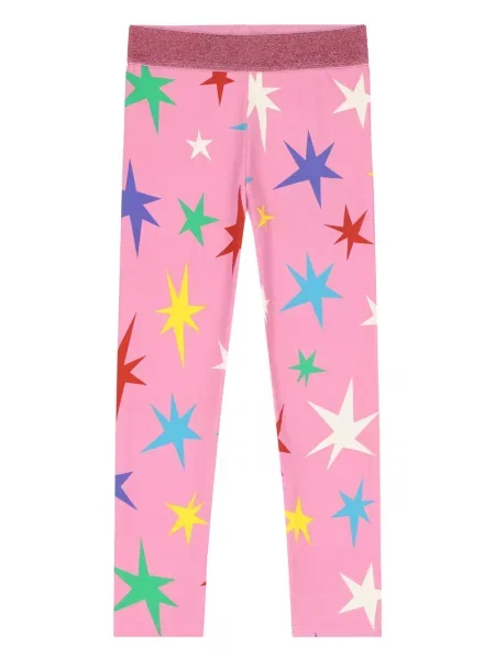 Legginsy dziecięce Stella Mccartney różowe